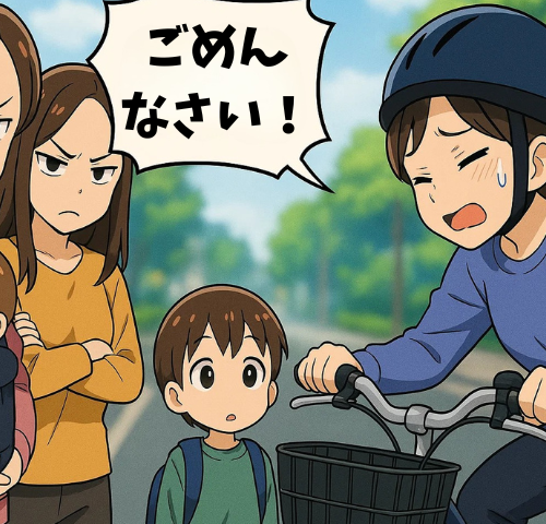「ごめんなさい」自転車で突っ込み、にらまれた日。結婚しなかった私が強く思ったこと【体験談】