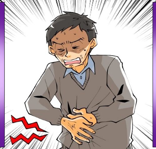 急性膵炎を患ってしまったイメージ