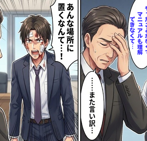 「自分は悪くない」ミスを認めない部下が血だらけで出社！自責のなさが招いた結末に複雑な心境【体験談】