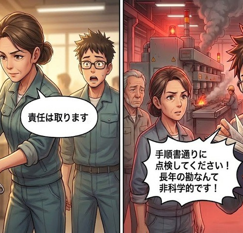 「責任は取ります」緊急停止したラインを直感で修復！マニュアル信奉の上司と和解した夜【体験談】