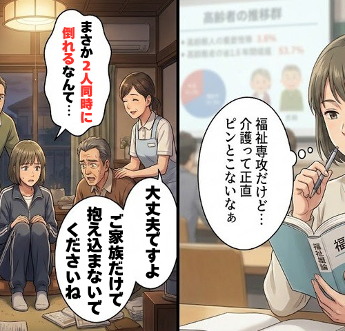 「他人事だった」福祉専攻でも無知だった祖父2人の同時介護。現場で知った支える側の苦労と救い【体験談】