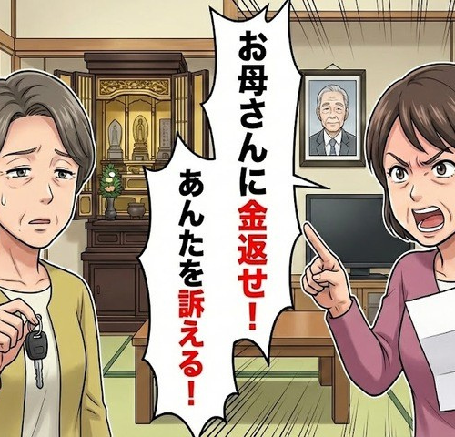「訴えてやる…」片道1時間の介護を続けた私に妹が罵声。車を巡る金銭トラブルで縁を切ったワケ【体験談】