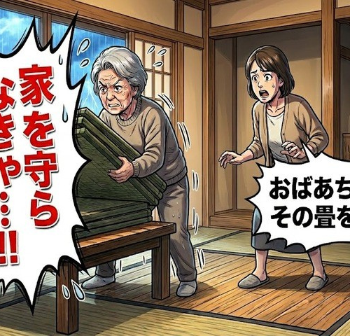 「家に残る…」避難を拒む認知症の祖母。豪雨の夜に見せた信じられない底力とは【体験談】