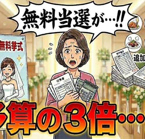 「無料のはずが…」懸賞当選で決まった息子の結婚式。膨らむ予算と親の葛藤の末に【体験談】